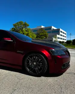 Ravoony Plus Liquid Metallic Dragon Blood Red Vinyl Car Wrap review Styluxe Autostyling 03