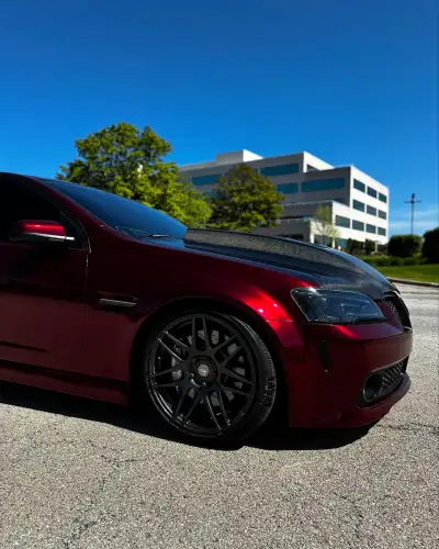 Ravoony Plus Liquid Metallic Dragon Blood Red Vinyl Car Wrap review Styluxe Autostyling 02