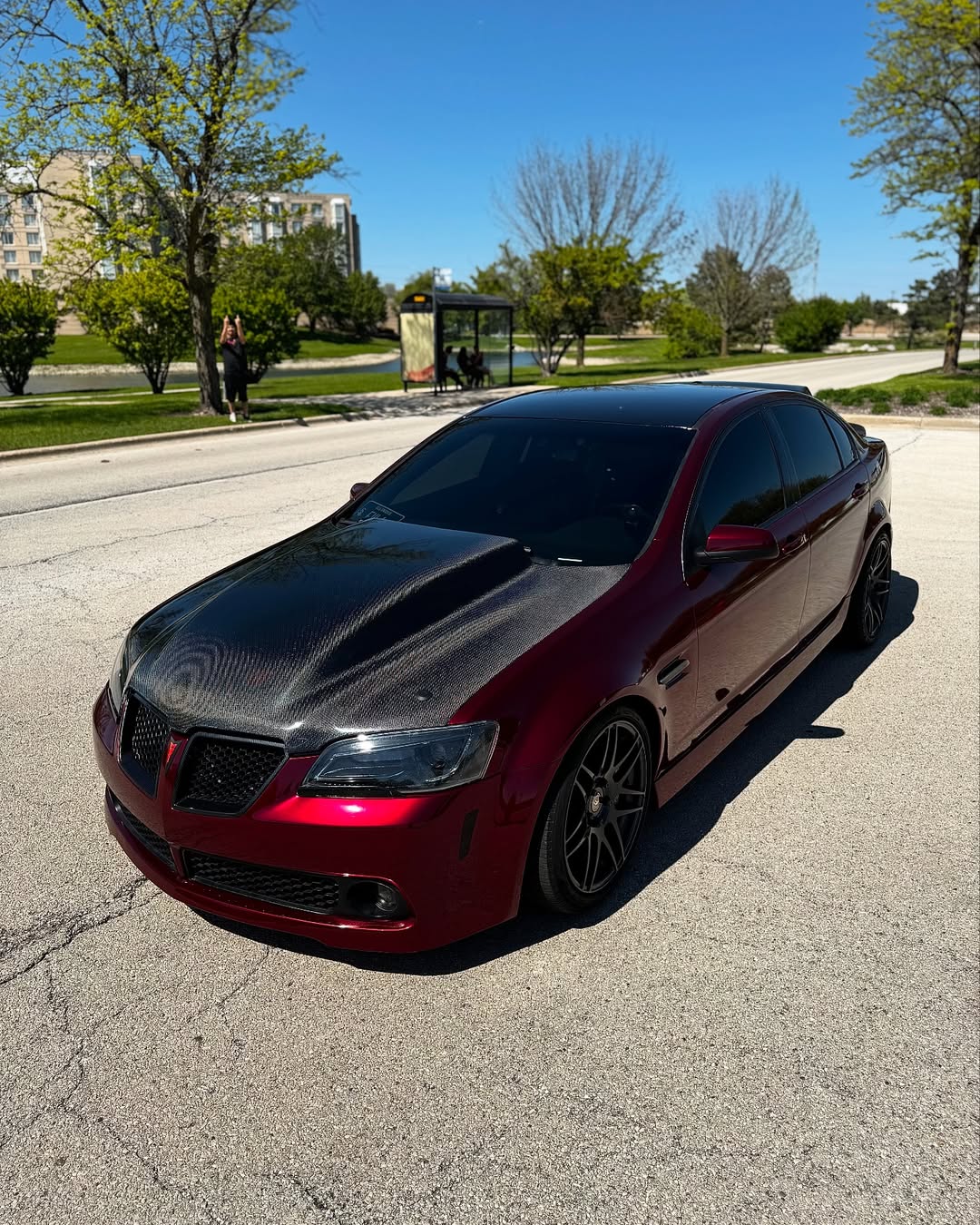 Ravoony Plus Liquid Metallic Dragon Blood Red Vinyl Car Wrap review Styluxe Autostyling 00