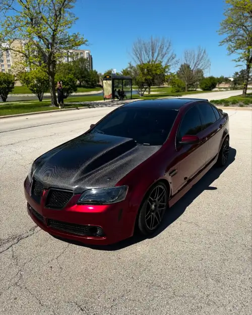 Ravoony Plus Liquid Metallic Dragon Blood Red Vinyl Car Wrap review Styluxe Autostyling