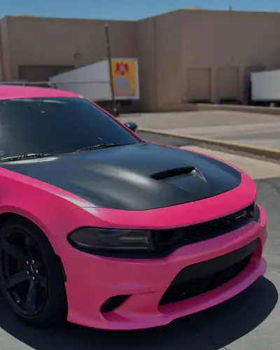Ravoony Basic Pure Metal Princess Pink Car Vinyl Wrap review simplewrapz 04