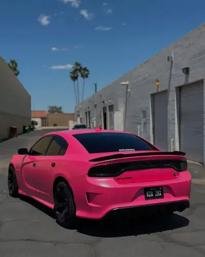 Ravoony Basic Pure Metal Princess Pink Car Vinyl Wrap review simplewrapz 09