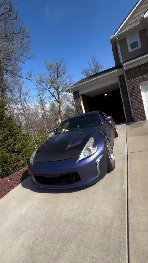 Ravoony Plus Pure Metallic Midnight Blue Vinyl Wrap review  frozen_z34