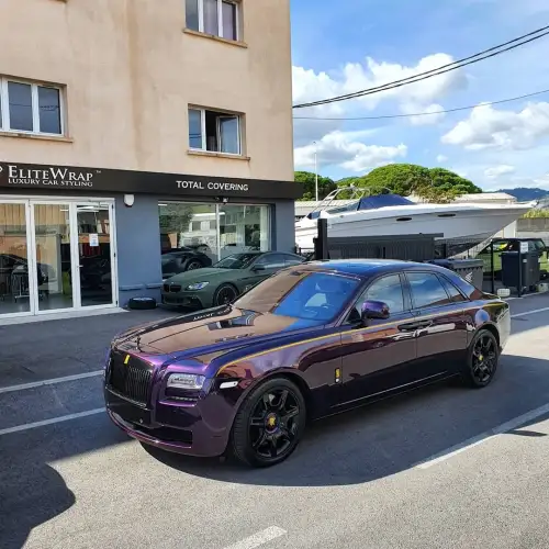 Ravoony Pro TPU Gloss Ghost Midnight Purple PPF Film review 
