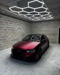 Ravoony Plus Matte Chrome Romanee Red Vinyl Car Wrap review 0