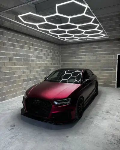 Ravoony Plus Matte Chrome Romanee Red Vinyl Car Wrap review Complasures 00
