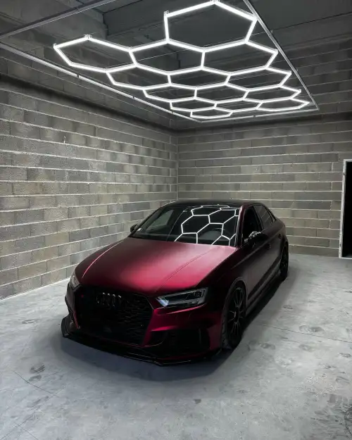 Ravoony Plus Matte Chrome Romanee Red Vinyl Car Wrap review 