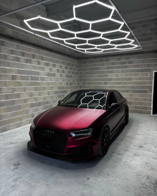 Ravoony Plus PET Matte Chrome Romanee Red Vinyl Car Wrap review 