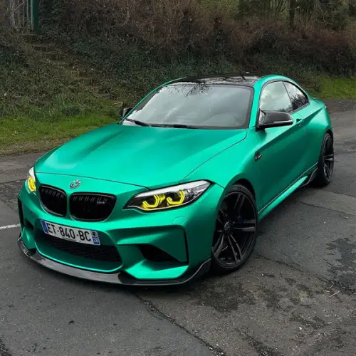 Ravoony Plus Metallic Paint Emerald Green Car Vinyl Wrap review 