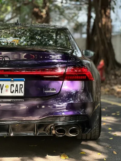 Ravoony Plus Gloss Ghost Midnight Purple Car Vinyl Wrap review Alex Auto 02