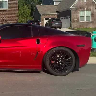 Ravoony Plus Gloss Metallic Vampire Red Vinyl Car Wrap review kam 03