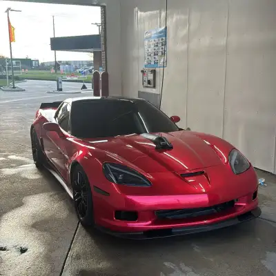 Ravoony Plus Gloss Metallic Vampire Red Vinyl Car Wrap review kam 01