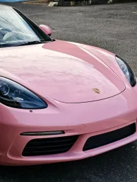 Ravoony Basic Gloss Crystal Peach Pink Car Vinyl Wrap review 4