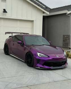   Ravoony Plus Ultra Gloss Metal Paint Grape Purple Vinyl Wrap review KOZZY WRAPS LLC 01