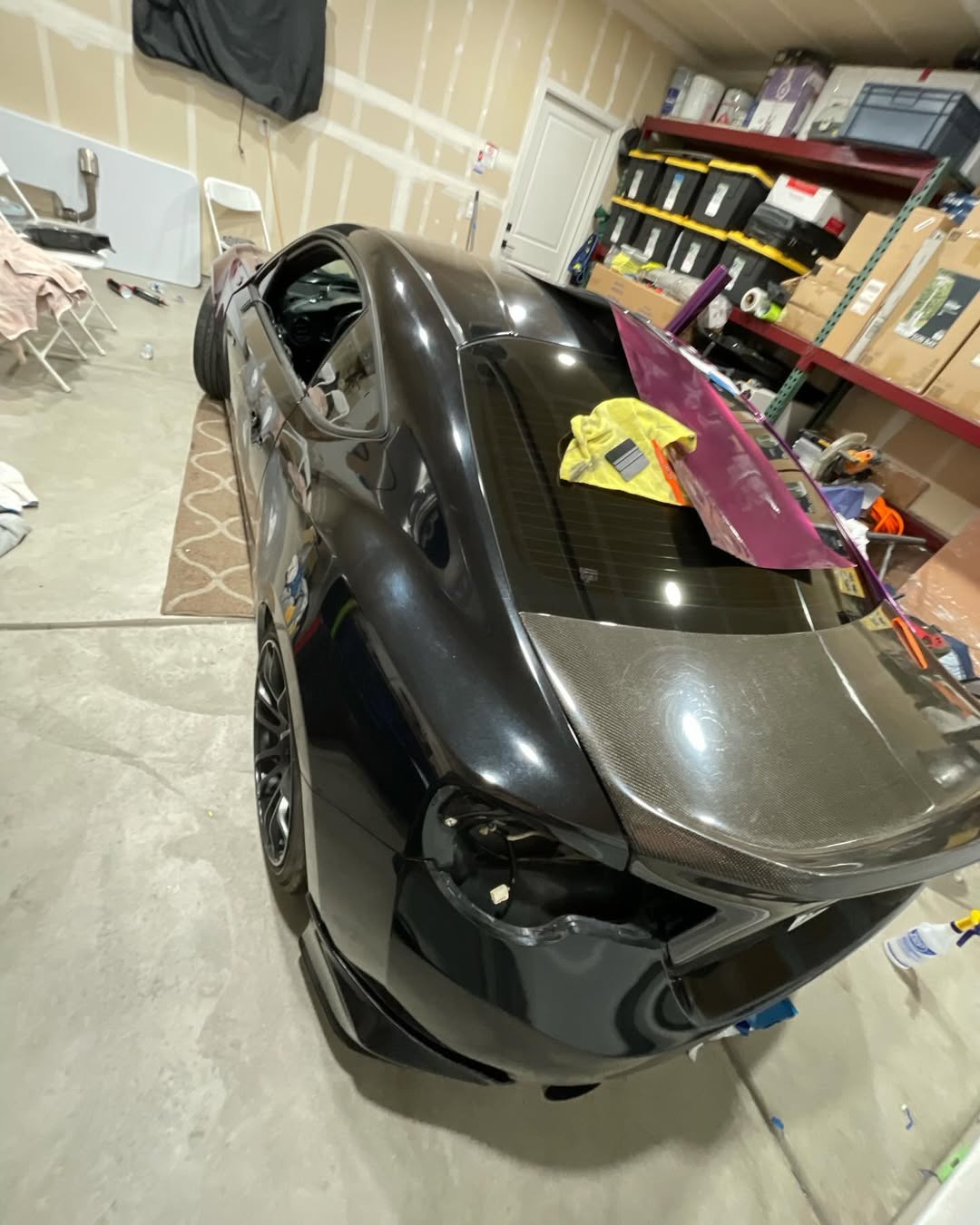   Ravoony Plus Ultra Gloss Metal Paint Grape Purple Vinyl Wrap review KOZZY WRAPS LLC 03