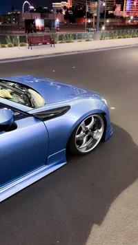 Ravoony Plus Glossy Metal Paint Mist Blue Car Wrap review 2