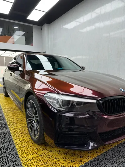 Ravoony Plus PET Gloss Color Shift Rainbow Drift Black Red Vinyl Wrap review Anton 02