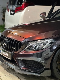 Ravoony Plus PET Gloss Color Shift Rainbow Drift Black Red Vinyl Wrap review Fire 02