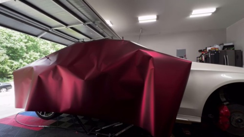 Ravoony Plus Matte Chrome Romanee Red Vinyl Car Wrap review Raymund Lillo