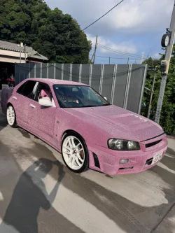 Ravoony Plus Super Glitter Pink Car Vinyl Wrap review Freddy Gamboa 03