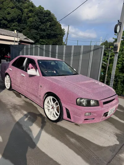 Ravoony Plus Super Glitter Pink Car Vinyl Wrap review Freddy Gamboa 02