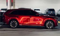 Ravoony Plus Gloss Metallic Vampire Red Vinyl Car Wrap review A J 03