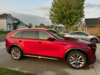 Ravoony Plus Gloss Metallic Vampire Red Vinyl Car Wrap review 1