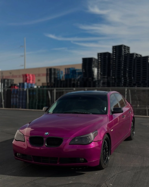 Ravoony Plus PET Gloss Pearl Grape Purple Car Wrap review 