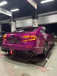 Ravoony Plus Gloss Pearl Grape Purple Car Wrap review 1