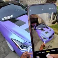 Ravoony Plus Twin Candy Purple Green Car Wrap review 4