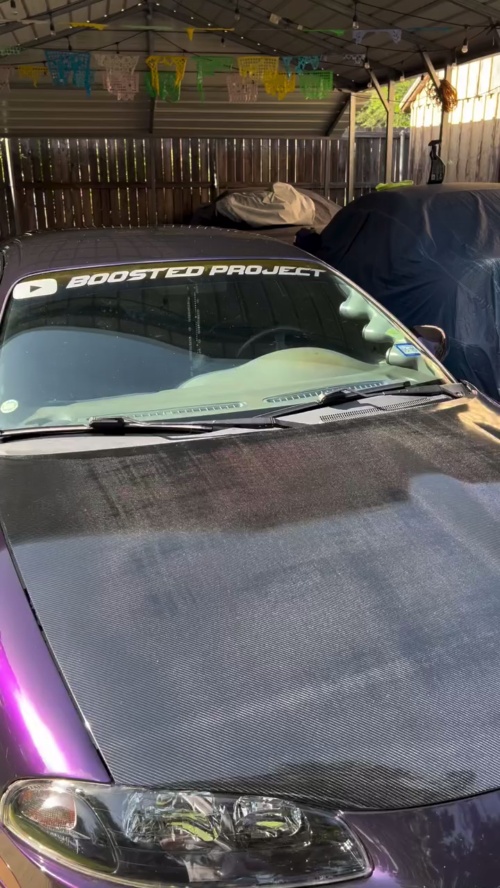 Ravoony Plus Gloss Midnight Purple Car Vinyl Wrap review Boosted Project