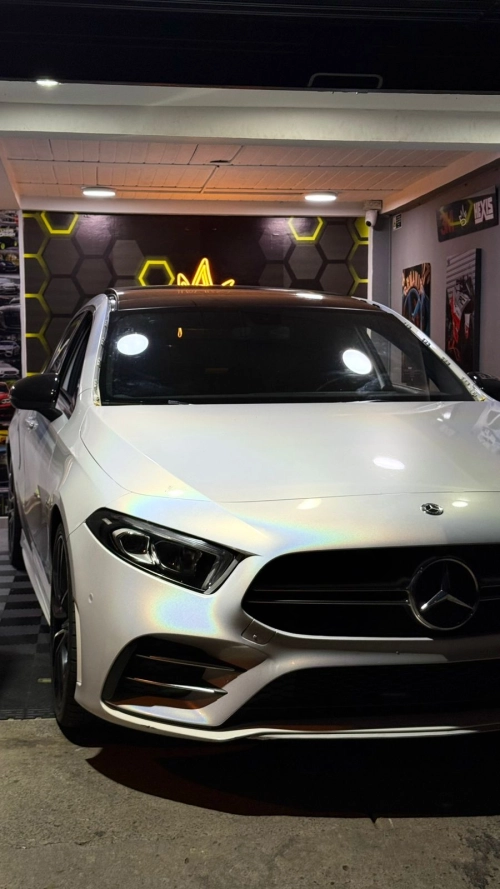 Ravoony Plus Glossy Laser White Car Vinyl Wrap review 