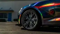 Ravoony Plus Gloss Holographic Rainbow Chrome Laser Black Car Vinyl Wrap review 2