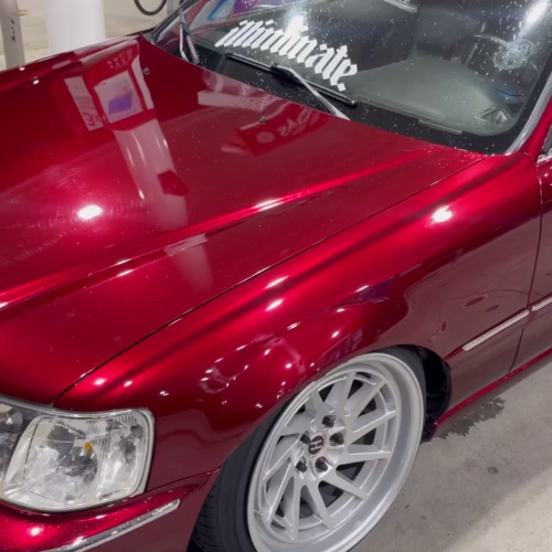 Ravoony Plus Liquid Metallic Dragon Blood Red Vinyl Car Wrap review stanced_jpugh 01