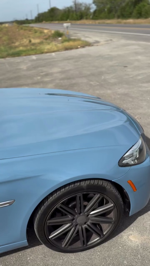 Ravoony Plus Gloss China Blue Car Vinyl Wrap review pyrowrapz_tx