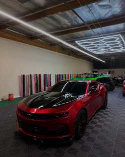 Ravoony Plus Gloss Metallic Vampire Red Vinyl Car Wrap review Simplewrapz 01