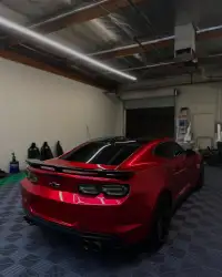 Ravoony Plus Gloss Metallic Vampire Red Vinyl Car Wrap review 6