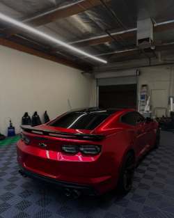 Ravoony Plus Gloss Metallic Vampire Red Vinyl Car Wrap review Simplewrapz 07