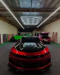 Ravoony Plus Gloss Metallic Vampire Red Vinyl Car Wrap review 2
