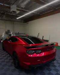 Ravoony Plus Gloss Metallic Vampire Red Vinyl Car Wrap review 4