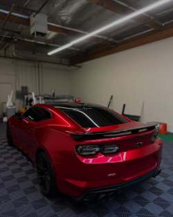 Ravoony Plus Gloss Metallic Vampire Red Vinyl Car Wrap review Simplewrapz 05