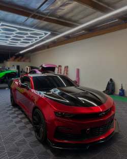 Ravoony Plus Gloss Metallic Vampire Red Vinyl Car Wrap review Simplewrapz 04