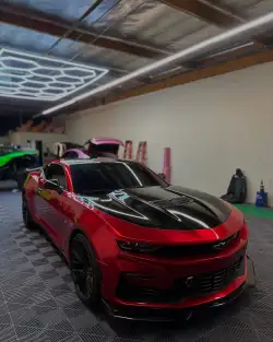 Ravoony Plus Gloss Metallic Vampire Red Vinyl Car Wrap review Simplewrapz 04