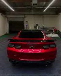 Ravoony Plus Gloss Metallic Vampire Red Vinyl Car Wrap review 5