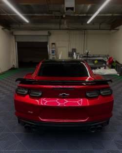 Ravoony Plus Gloss Metallic Vampire Red Vinyl Car Wrap review Simplewrapz 06