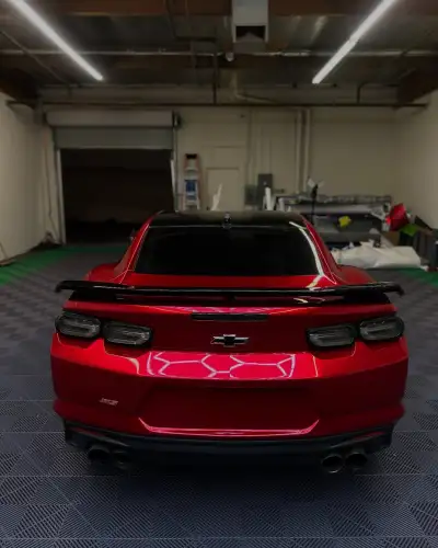 Ravoony Plus Gloss Metallic Vampire Red Vinyl Car Wrap review Simplewrapz 05