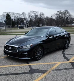 Ravoony Plus Gloss Black Car Wrap Q50 Wrap review Sierra Detailing 02