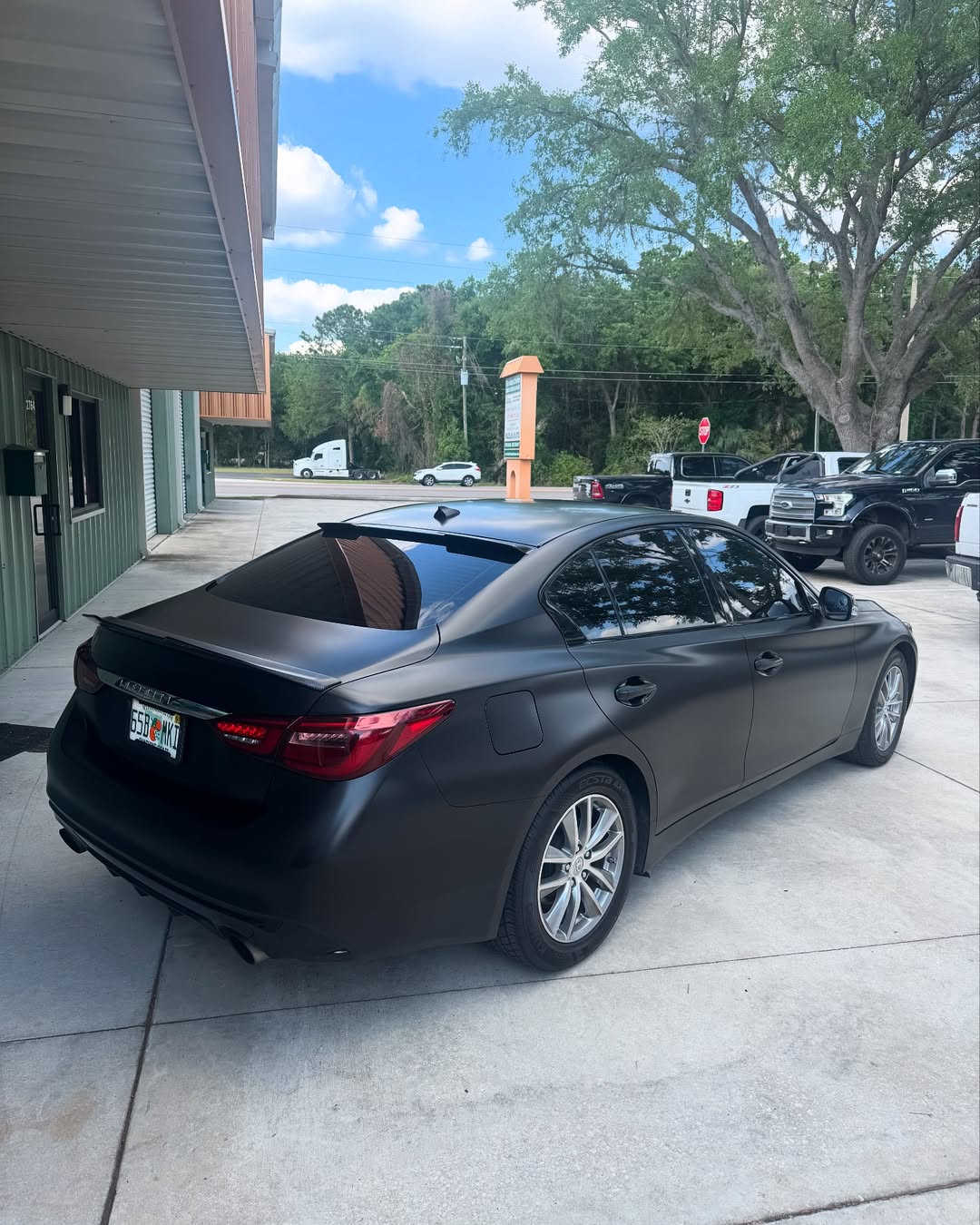 Ravoony Plus PET Satin Black Car Wrap review Customer Auto 03