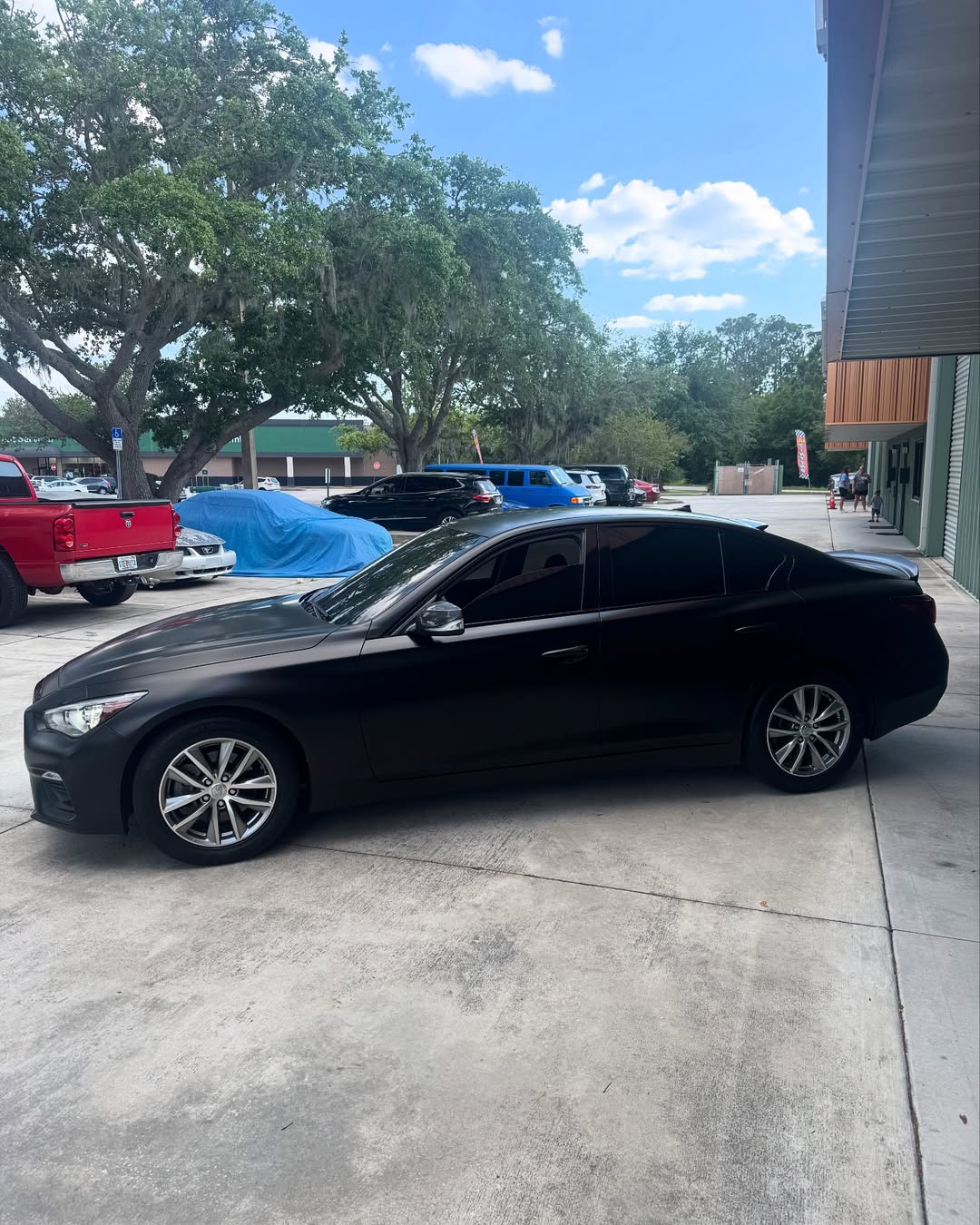 Ravoony Plus PET Satin Black Car Wrap review Customer Auto 04