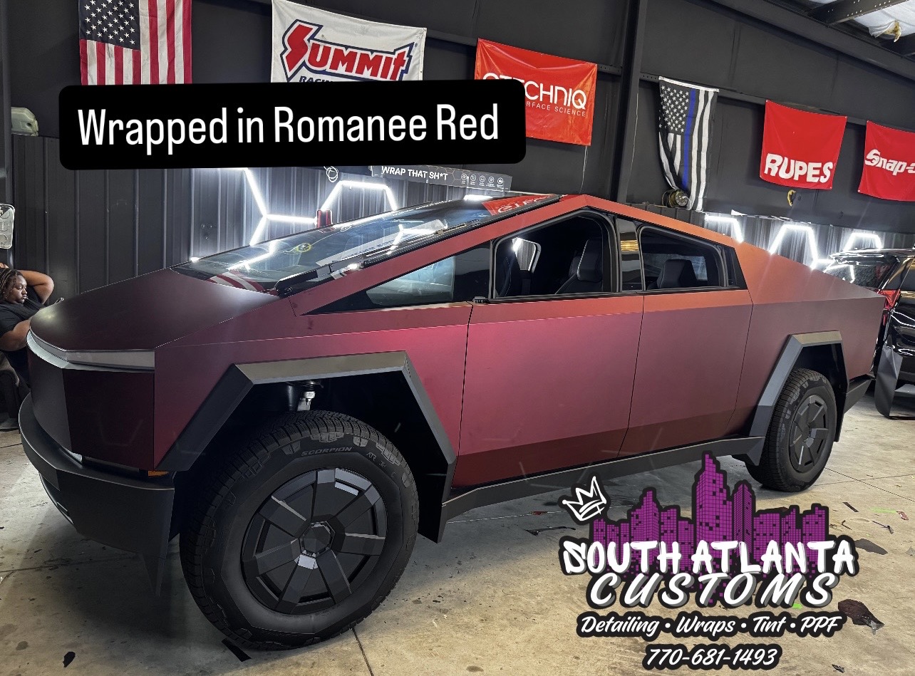 Ravoony Plus Matte Chrome Romanee Red Vinyl Car Wrap review Kayla maxwell 01